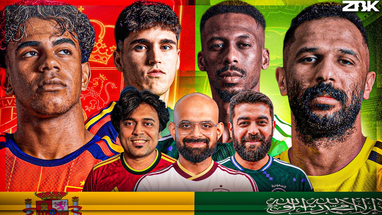 Spain vs Saudi Arabia FIFA World Cup 2026 Live Watchalong | ZBK