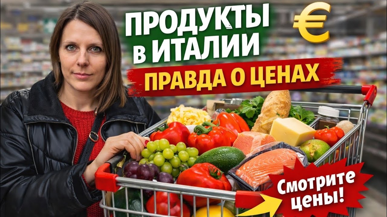 Итальянский супермаркет: что и за сколько покупают