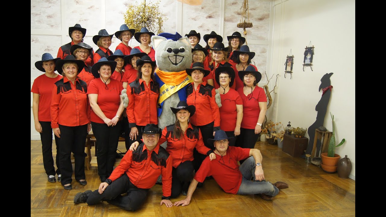 Kater Schlau aus Heidenau und  die LDC Heidenau tanzen Line-Dance