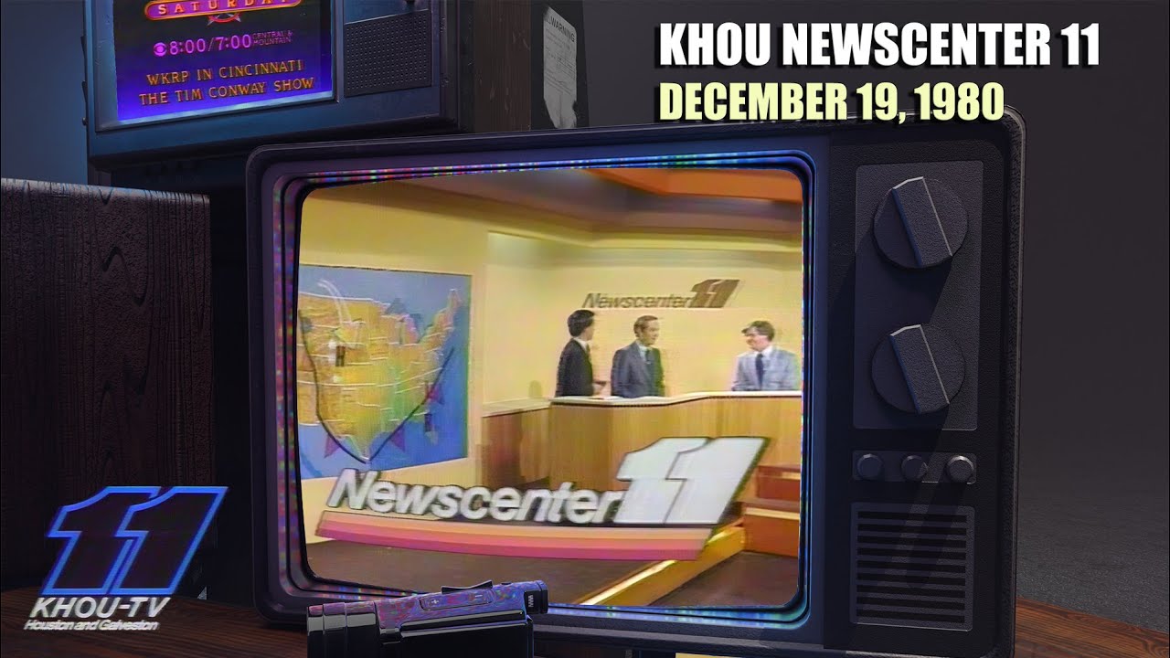 NewsCenter 11 KHOU Houston CBS DECEMBER 19, 1980, with Commercial Breaks