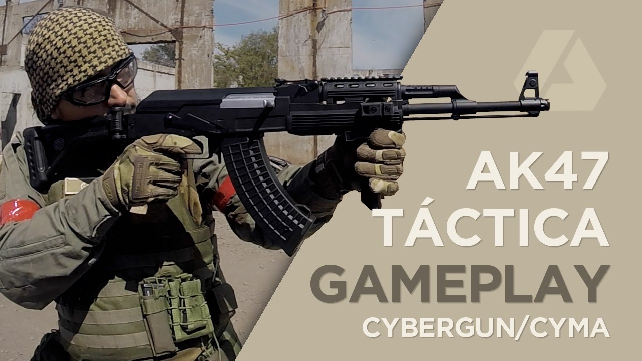 AK47 RIS Tactical Cybergun/CYMA Test Gameplay  - Airsoft en Español