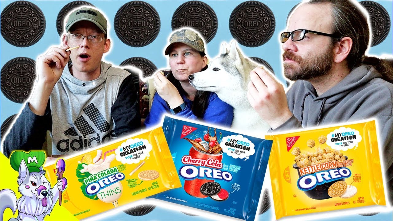 Дегустация новых вкусов Oreo | Вишнёво-коловые Oreo ?? | Моё творение Oreo