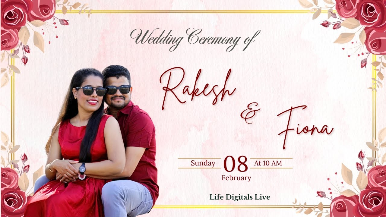 Wedding Ceremony Of RAKESH and FIONA || Watch LIVE