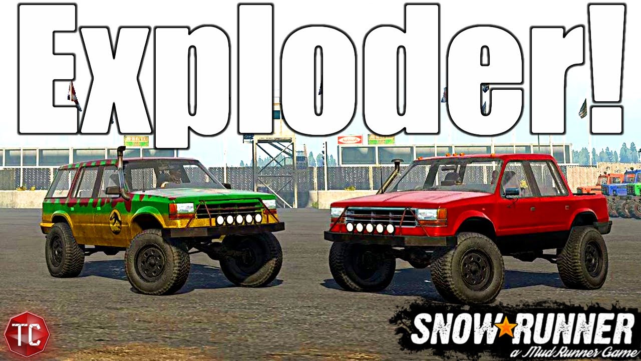 SnowRunner: NEW CONSOLE MOD! This 90s Ford Explorer is BETTER Than You THINK!