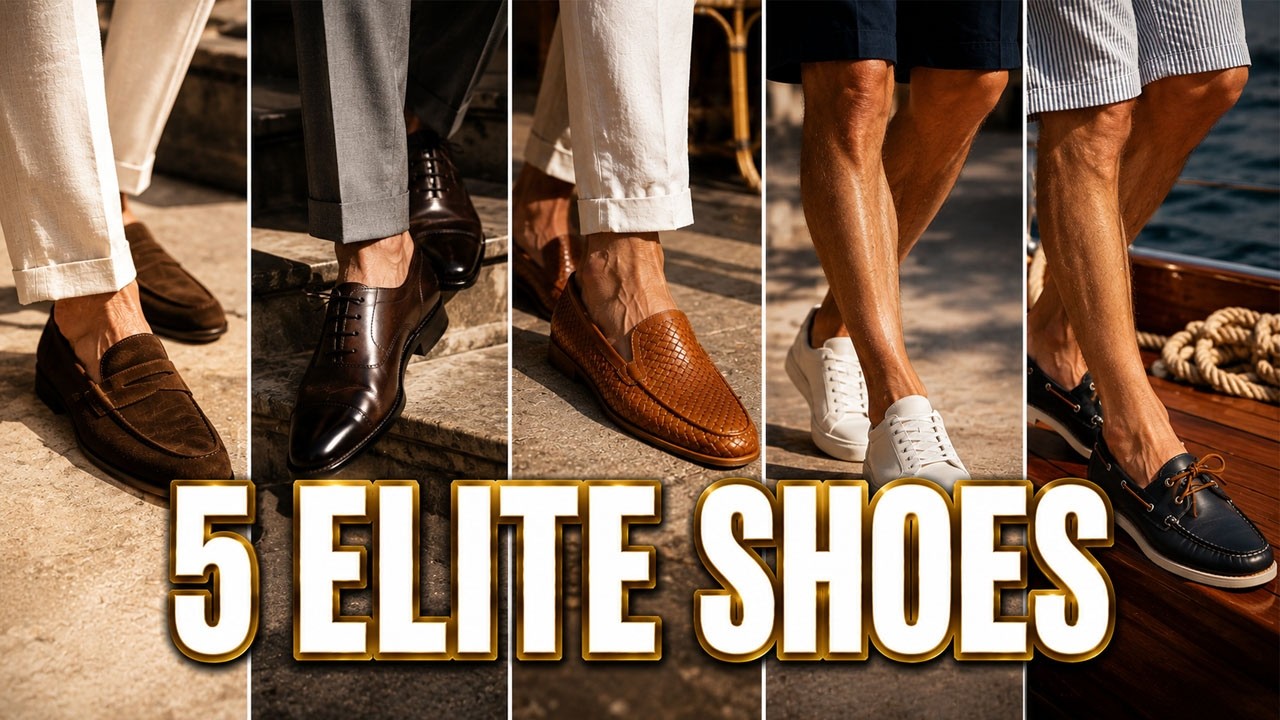 5 Summer Shoes That Make Mature Men Look Expensive | Old Money Aesthetic