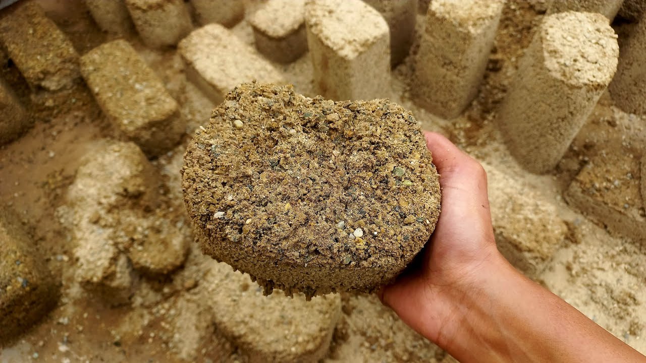 Brand New Yellow block texture Floor crumbling super crunchy and crispy asmr #insane