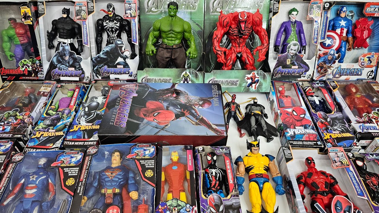 IRONMAN vs SPIDERMAN vs CAPTAIN AMERICA AVENGERS HULK,BATMAN CARTOON VENOM FLASH AVENGERS ASSEMBLE