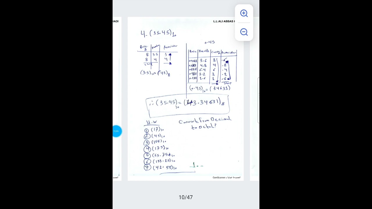 تحويلات الأنظمة العددية مادة مبادئ الرقمية https://youtube.com/@aliabbas-i1p?si=0quQVuQeAPn5KNUF