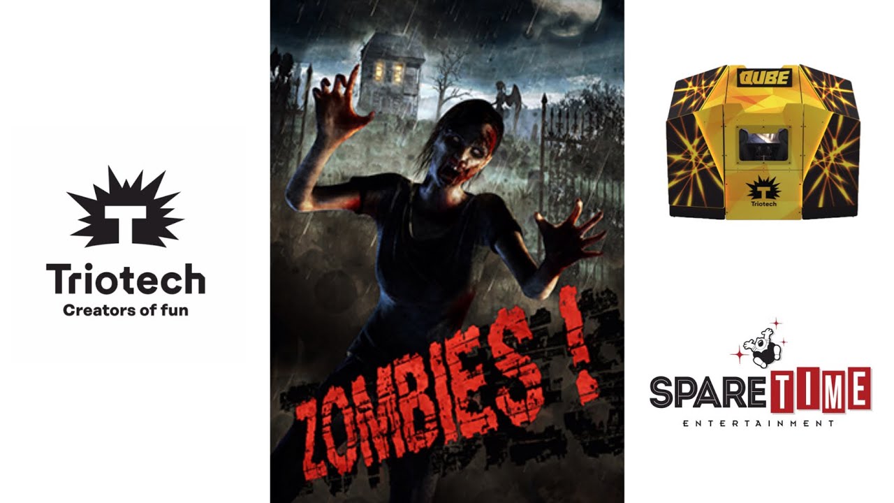Zombies - Qube - Triotech - Spare Time Entertainment Greenville SC - 27800 Points 🧟‍♂️