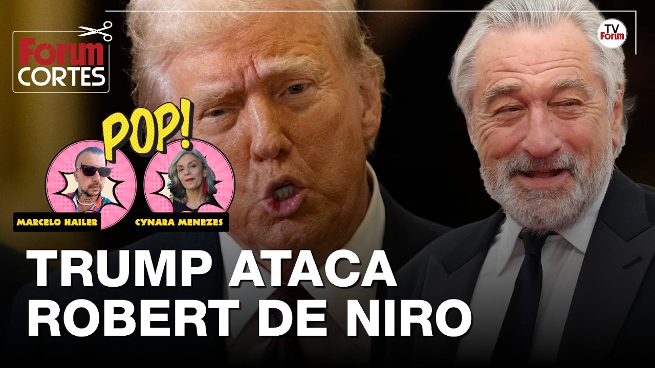 Sentiu! Donald Trump ataca Robert de Niro após ator criticá-lo