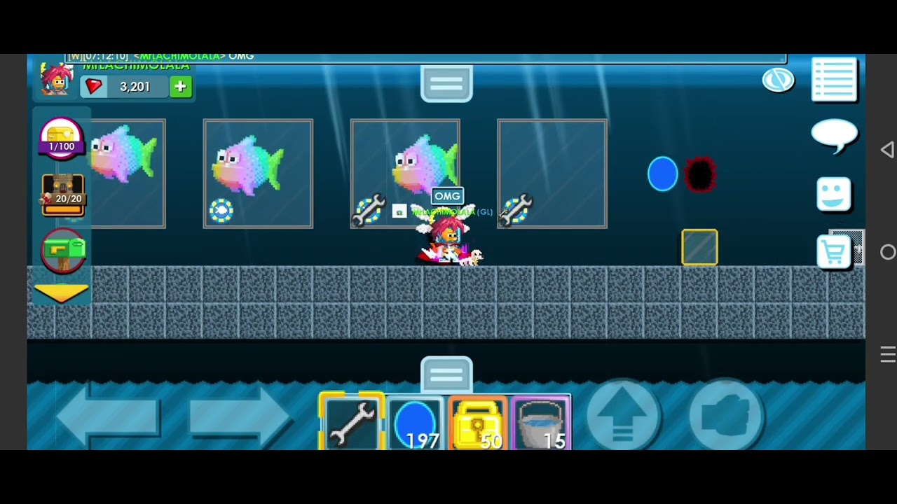 GROWTOPIA | GACHA RAINBOW FISH #growtopia #viral #gacha 