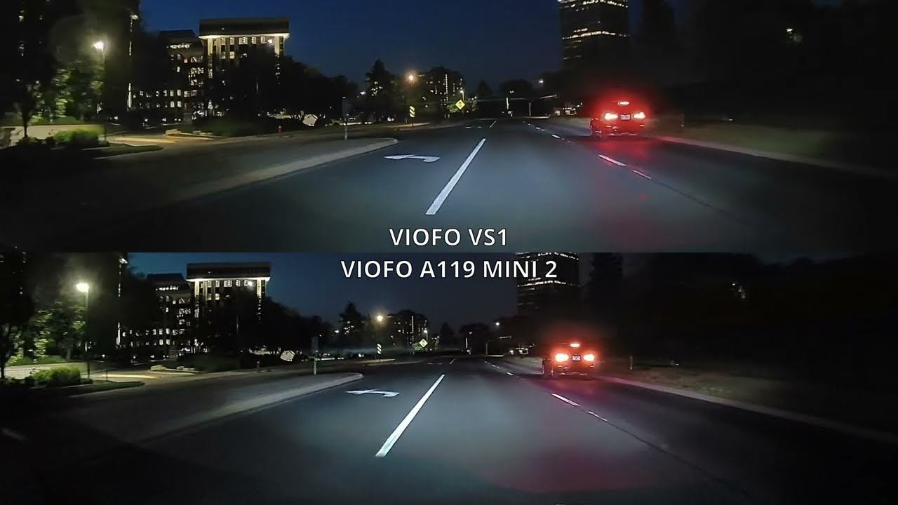Viofo VS1 vs Viofo  A119 Mini 2 - Sample Footage