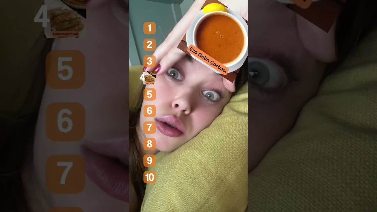 Afra Sara&ccedil;oğlu Yemek Sıralaması Yapıyor (TikTik Videosu). #afrasara&ccedil;oğlu #afrasaracoğlu #&ouml;ne&ccedil;ıkar