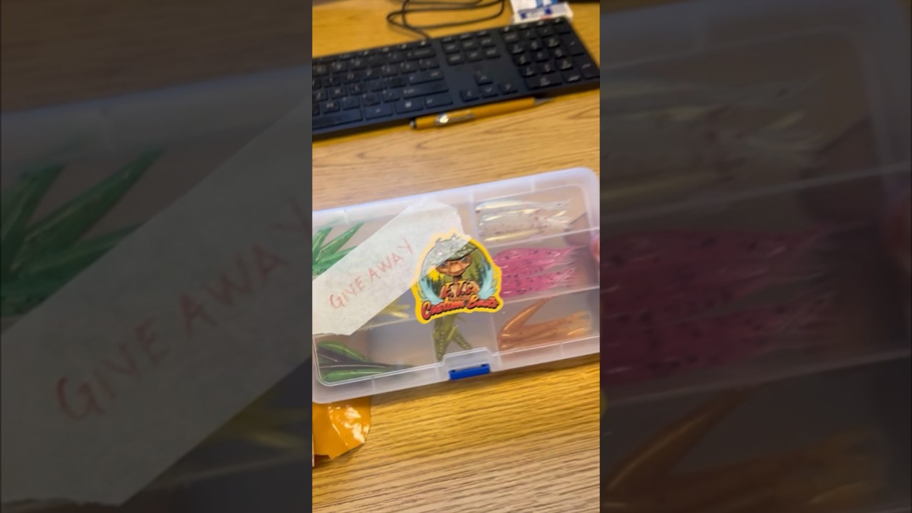 ET’s Custom Baits are finally here for the GIVEAWAY for the NEXT video. 