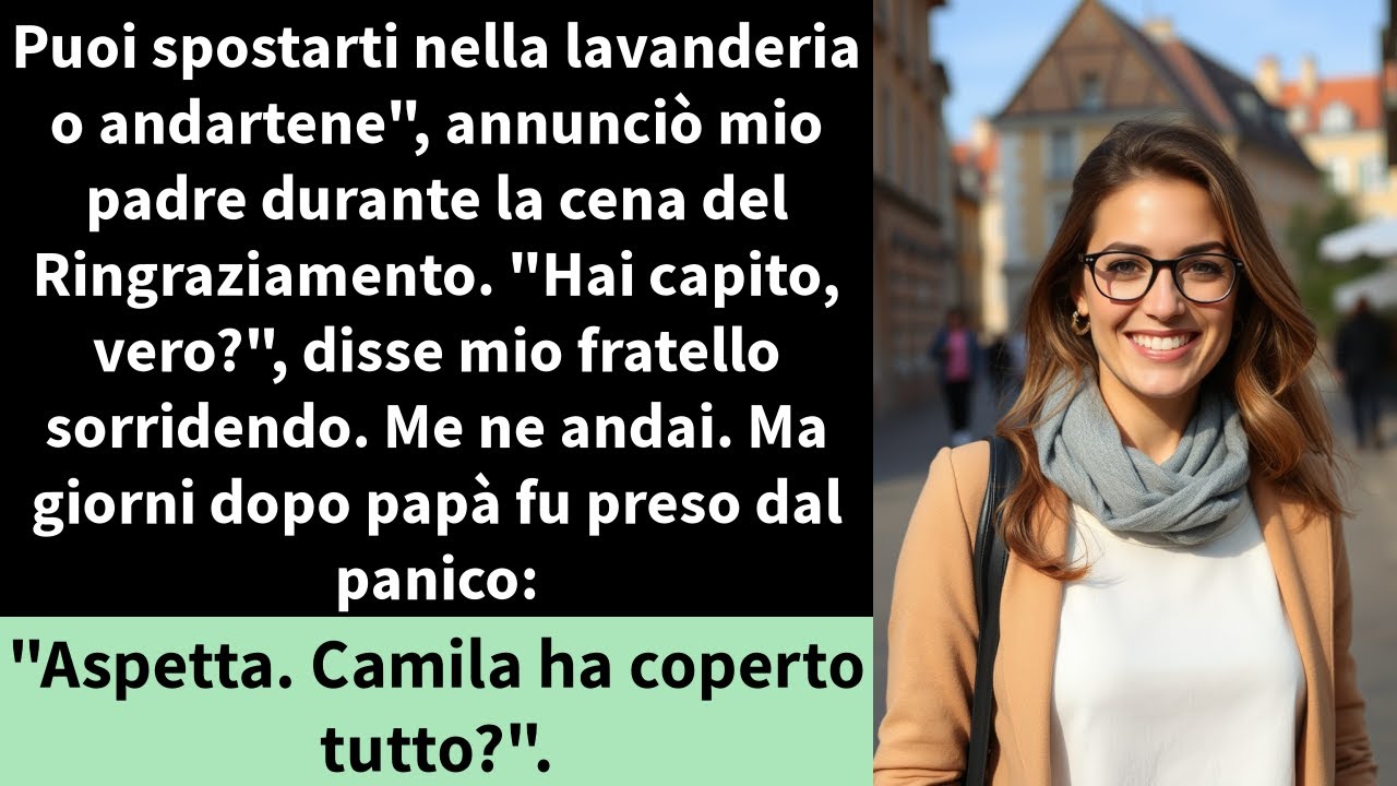 Puoi spostarti nella lavanderia o andartene