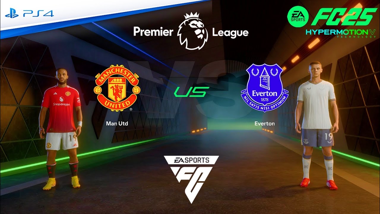 FC 25 PS4 - Man United vs Everton | Premier League Summer Series