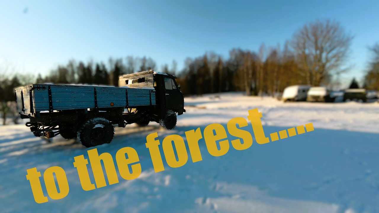 Forest work with UAZ  Ep.1