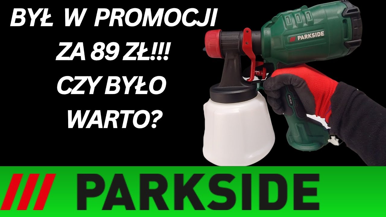 Test i unboxing pistoletu natryskowego HVLP PFS 450 B1, 450 W