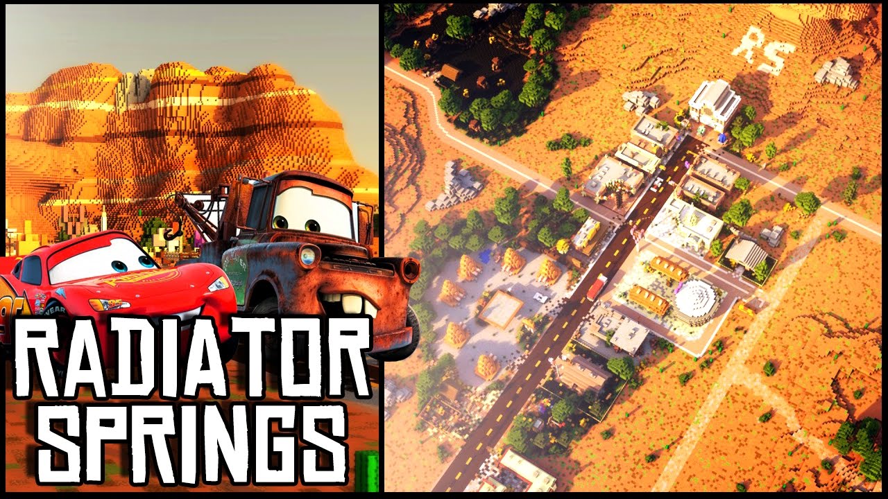 Minecraft - Radiator Springs (Disney Movie Cars) + Download