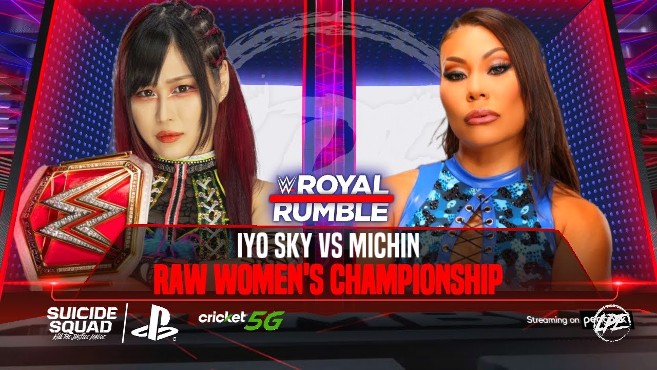 WWE 2K24 ROYAL RUMBLE IYO SKY VS MICHIN - RAW WOMEN’S CHAMPIONSHIP