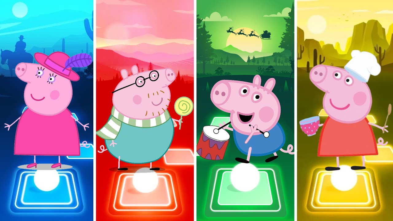 Tiles Hop - Peppa Pig