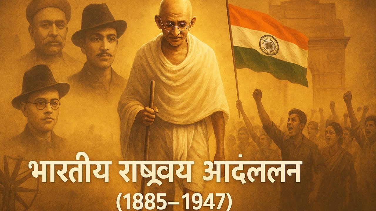Indian National Movement 1885-1947 | Modern India Explained in Hindi | The History Point