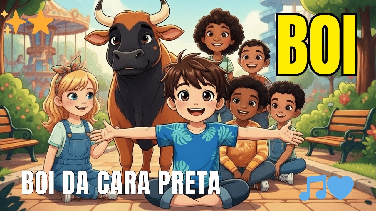 Boi da Cara Preta 🐂 Cantiga Popular | Só Para Velhinhos 🕰️ - Batuca Davi