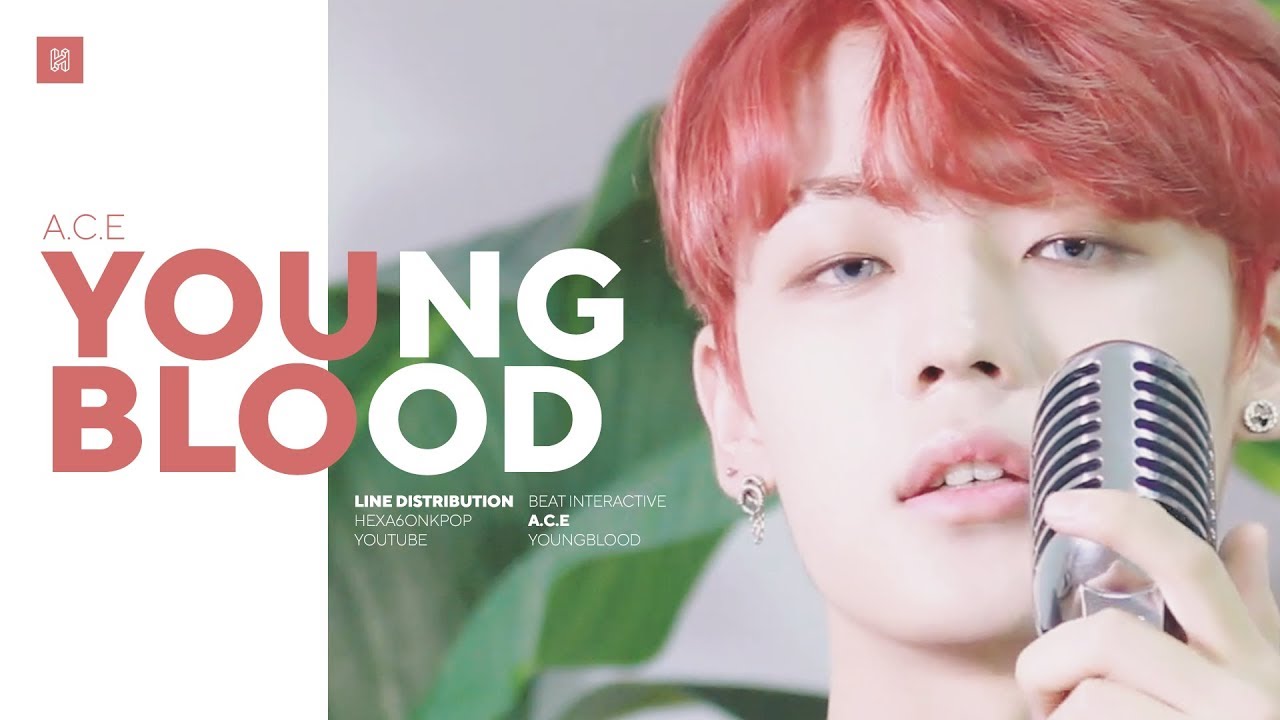 A.C.E - YOUNGBLOOD (Cover) Line Distribution (Color Coded)
