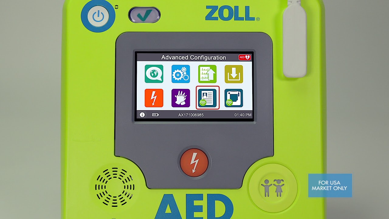 Как настроить ZOLL AED 3® BLS: пошаговое видеоруководство