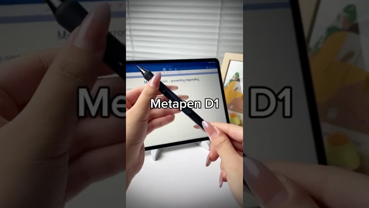 Grip it ✍️ Flip it 🎨 Own it ⚡ Clear. Smooth. Always on point 👉 Metapen D1 ✨