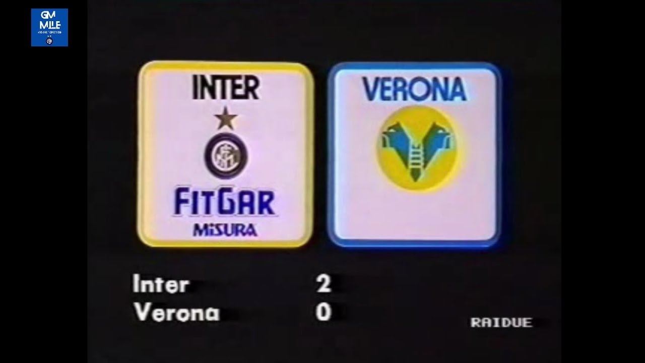1991-92 (3^ - 15-09-1991) INTER-Verona 2-0 [Desideri,Desideri(R)] Servizio DomenicaSprint Rai2
