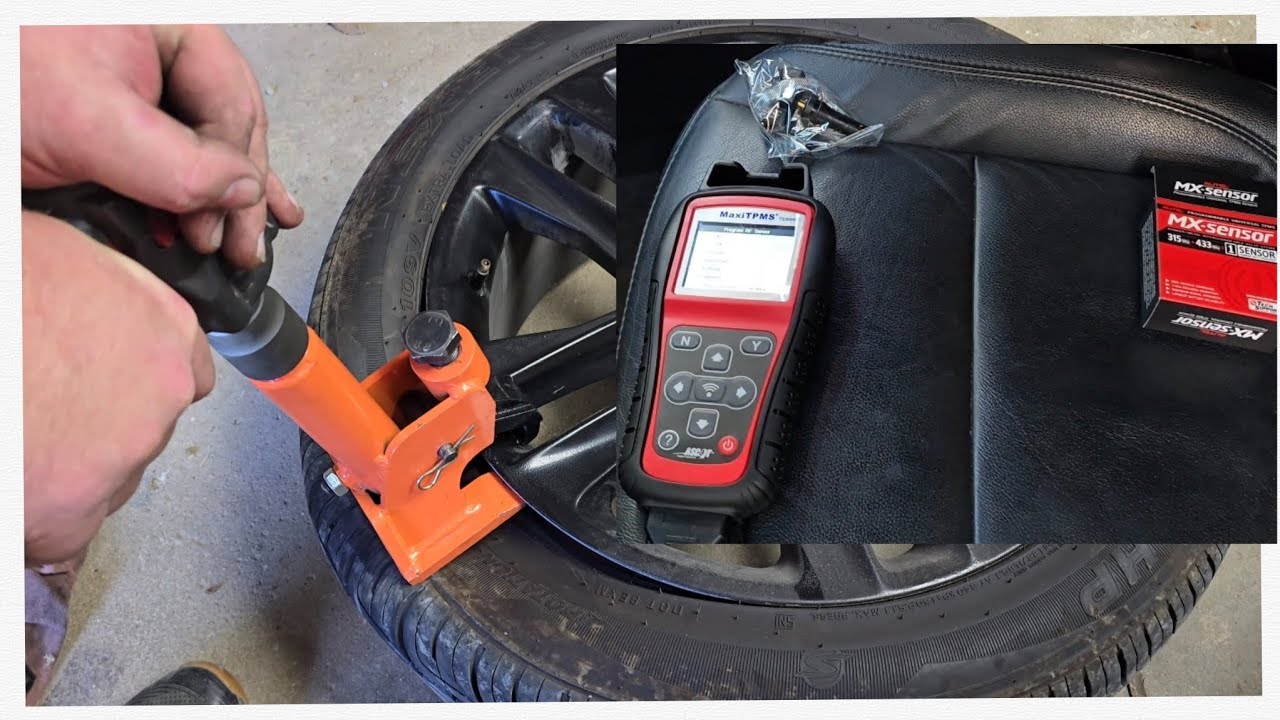 Замена датчика TPMS.