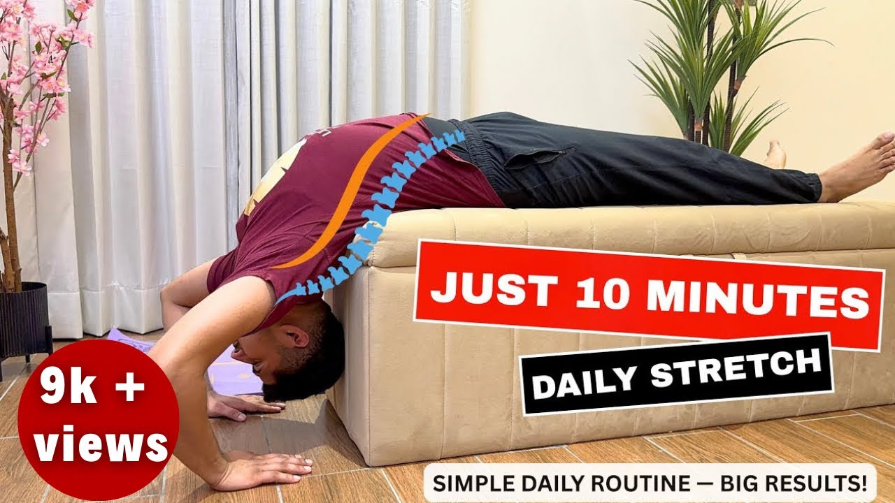 Daily 10-Min Stretch Routine for Flexibility (Beginner Friendly)
