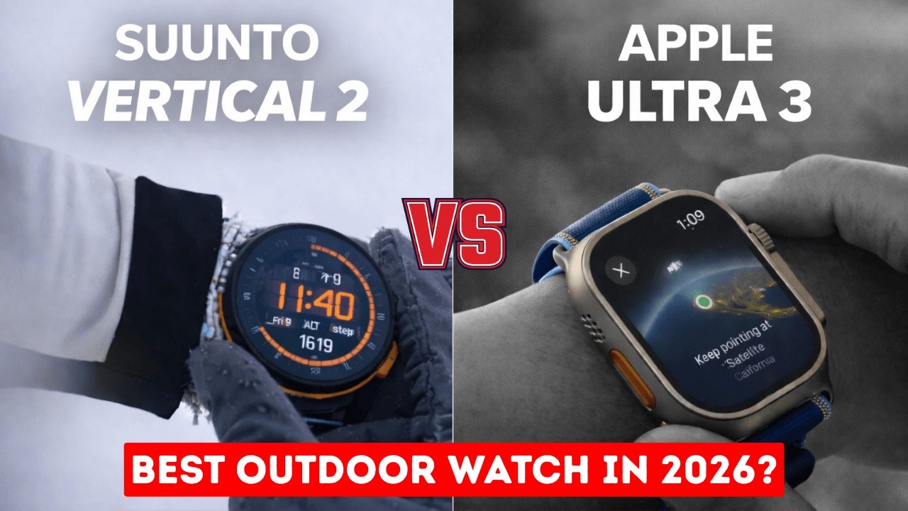 Suunto Vertical 2 vs Apple Watch Ultra 3 &ndash; Outdoor Watch vs Smartwatch