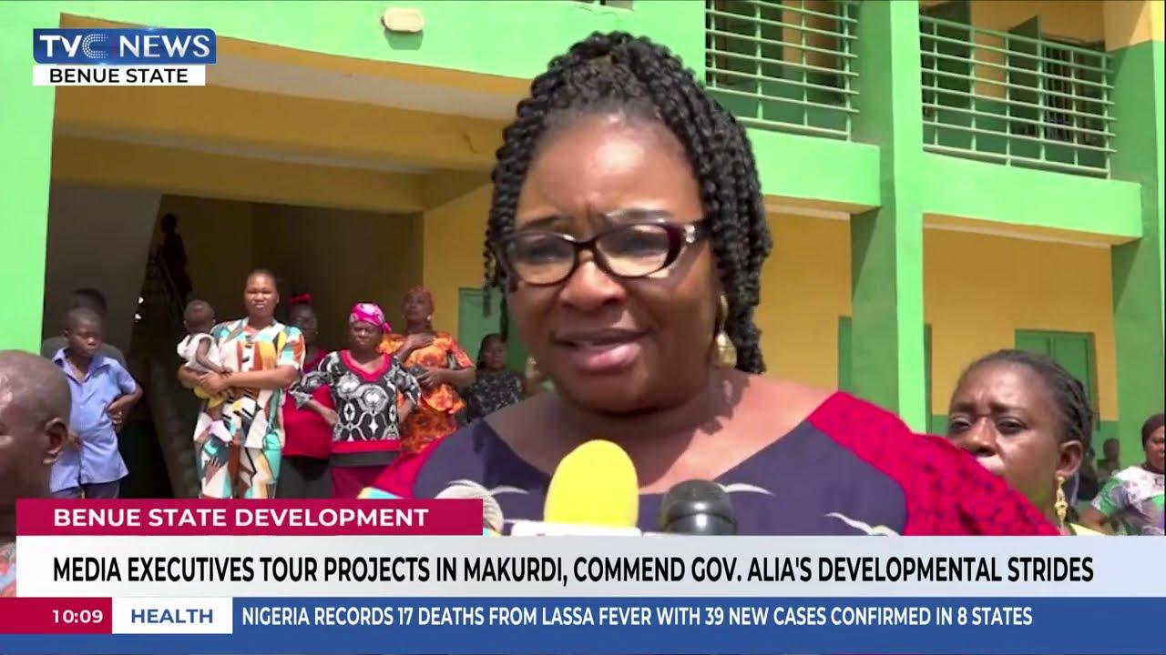 Media Executives Tour Projects In Makurdi, Commend Gov. Alia's Development Strides