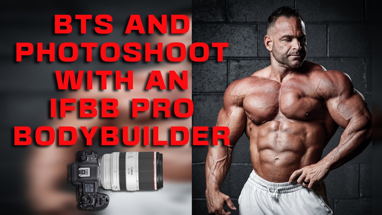 BTS And Photoshoot With IFBB Pro Bodybuilder    #photoshoot #bts 