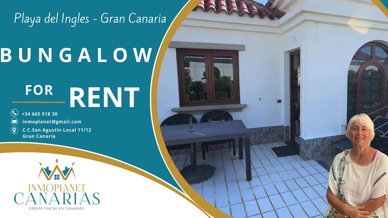 Bungalow en el Sur de Gran Canaria para alquilar, San Bartolome De Tirajana
