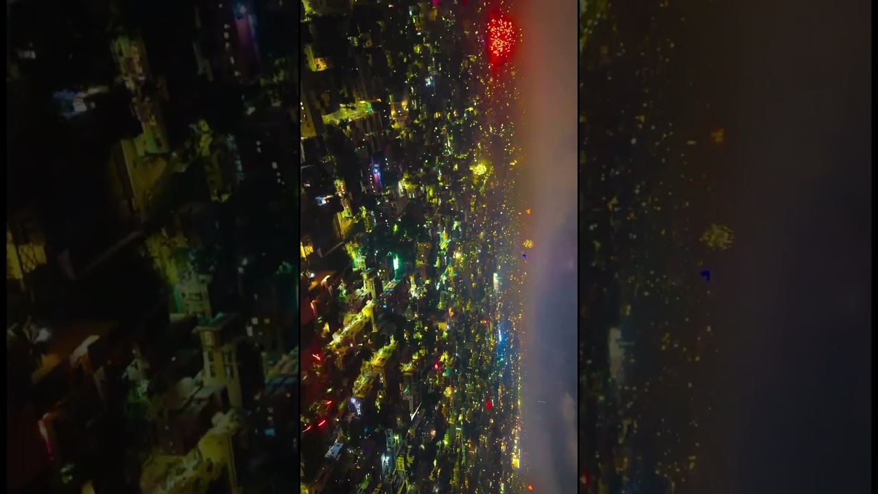 🎆 Diwali Night in Chennai Drone View 2025 | Fireworks, Lights & Festive Vibes  Chennai from the sky