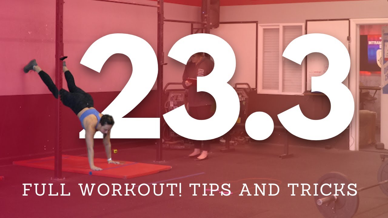 CrossFit Open Workout 23.3! I'm VERY disappointed with myself...(average athlete)