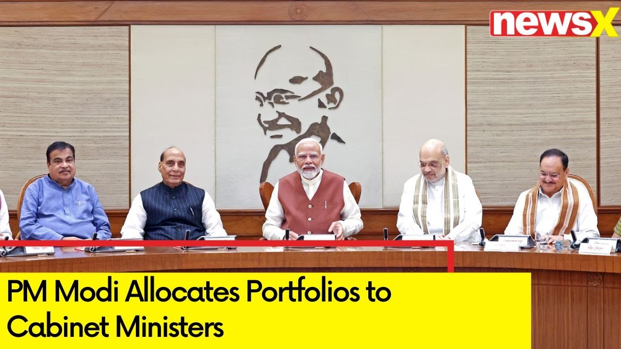 Modi 3.0 Ministers | PM Modi Allocates Portfolios to Cabinet Ministers | NewsX