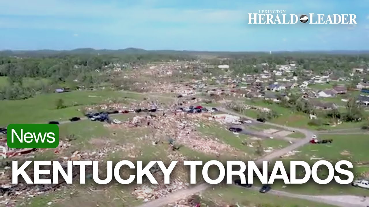 Drone video: Deadly tornado hits Laurel Co., Kentucky