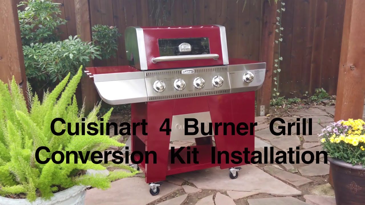 Cuisinart Four Burner Gas Grill | Natural Gas Conversion Kit Installation