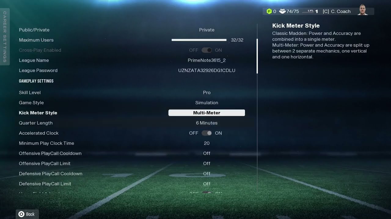 Madden 26 How to Change Kick Meter Style in Franchise Mode