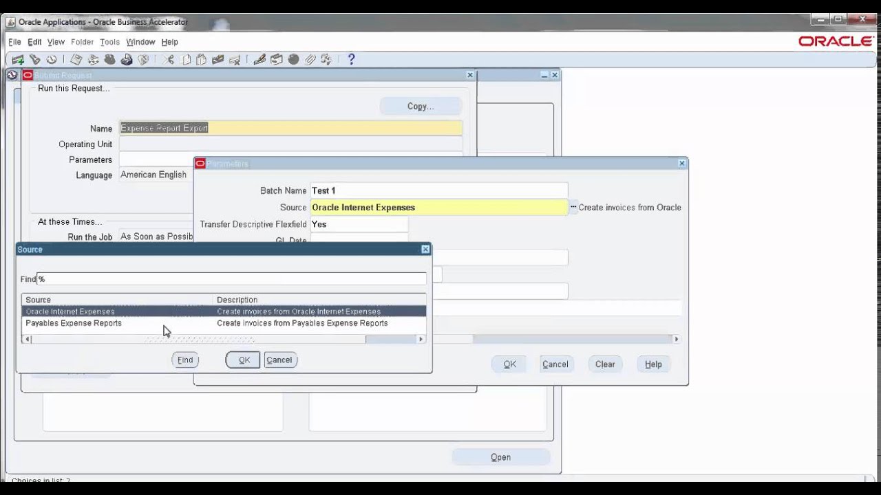 Creating Employee Expense Reports