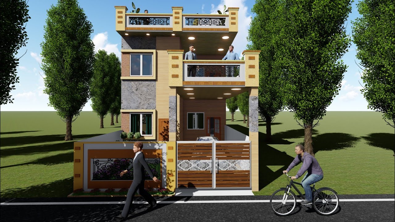 20X80 Duplex House Plan || 6 Bedroom Ka Naksha || 180 Gaj Me Ghar Ka Naksha