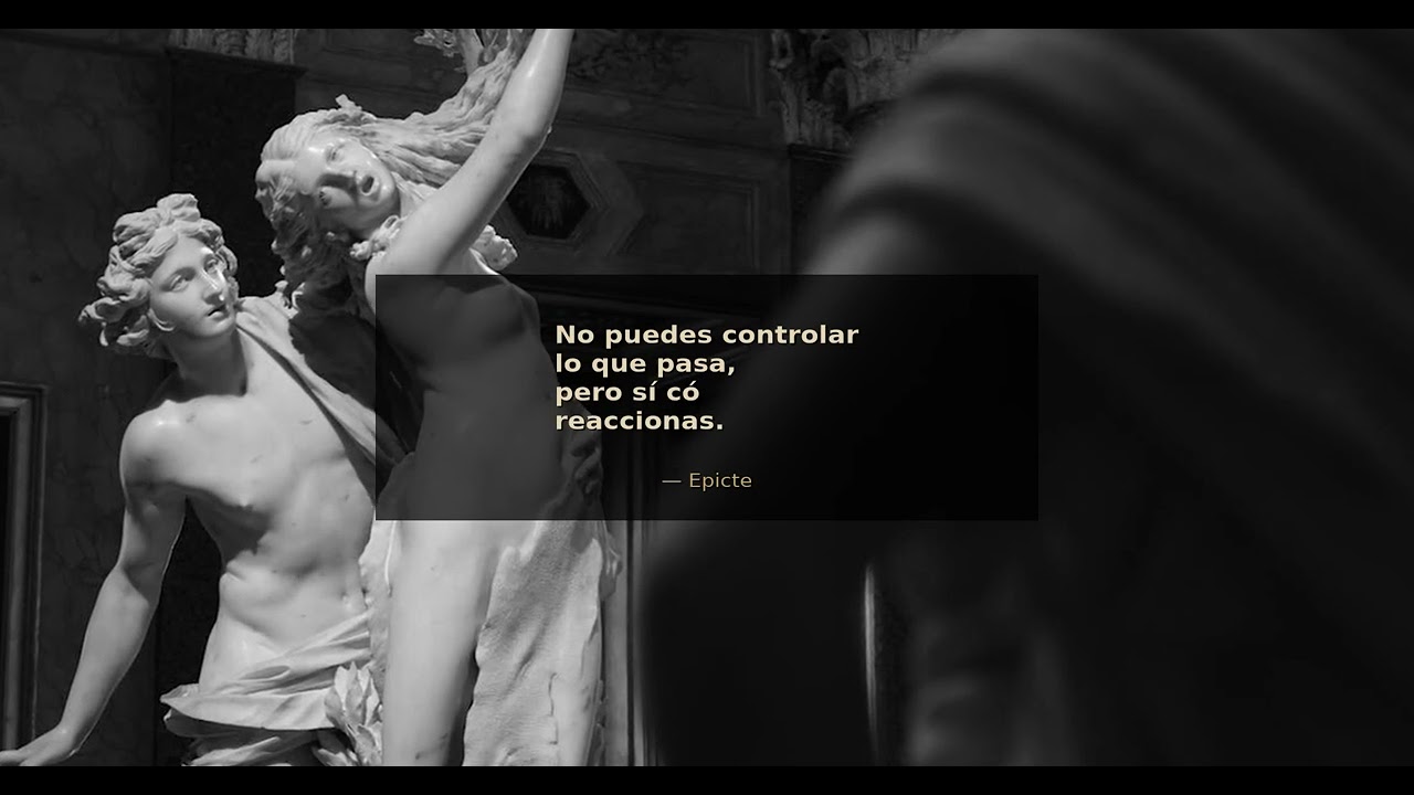 No puedes controlar lo que pasa, pero sí cómo reaccionas. - Epicteto | Disciplina Estoica