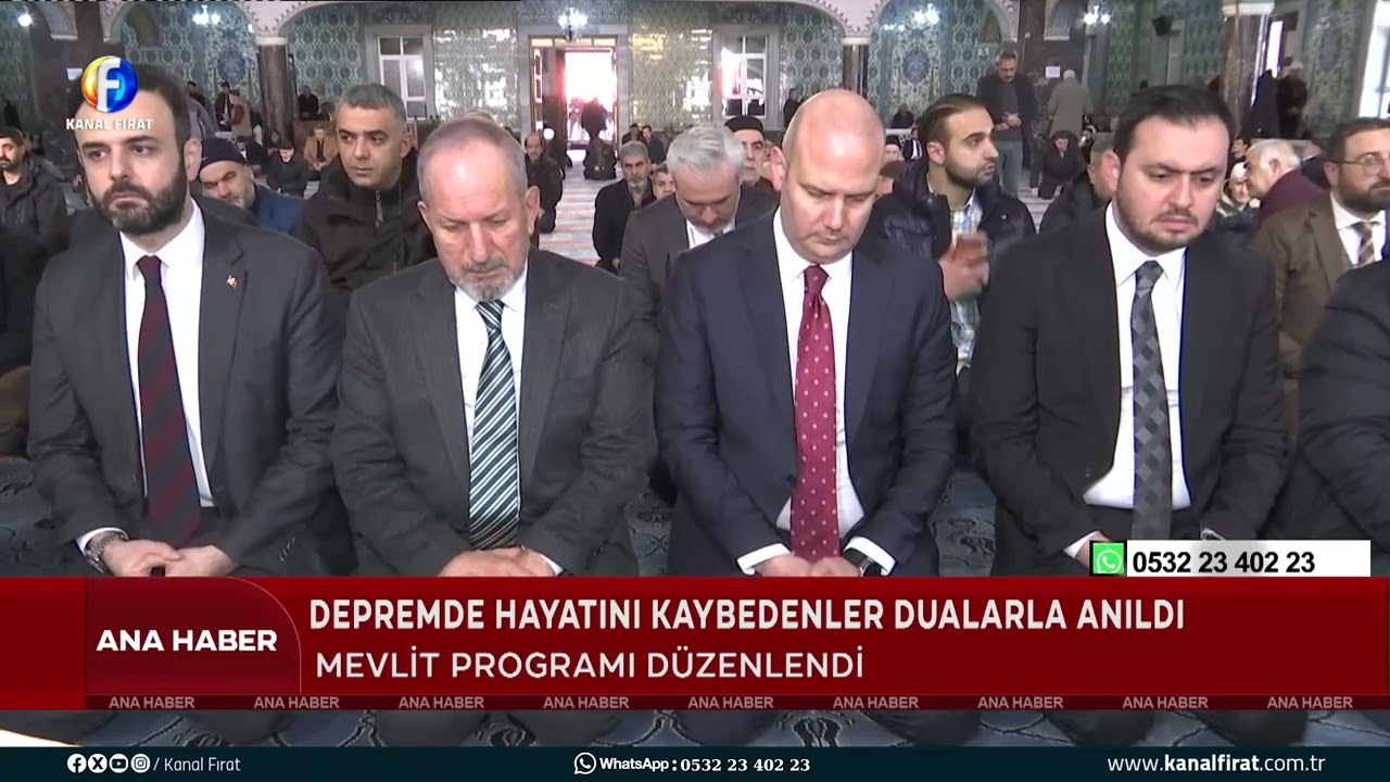 Ana Haber I Depremde Hayatını Kaybedenler Dualarla Anıldı 05 02 2026