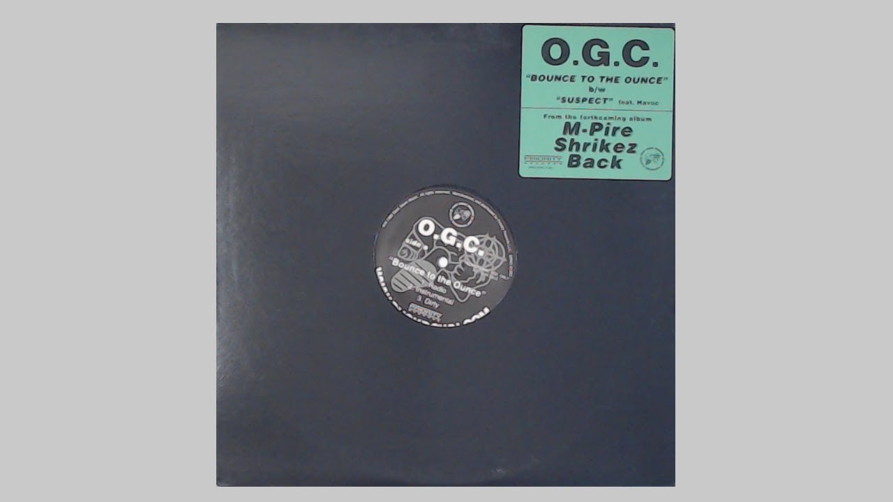 O.G.C. - Bounce To The Ounce - 1999 Duck Down Promo - Originoo Gunn Clappaz | Black Market - Vinyl