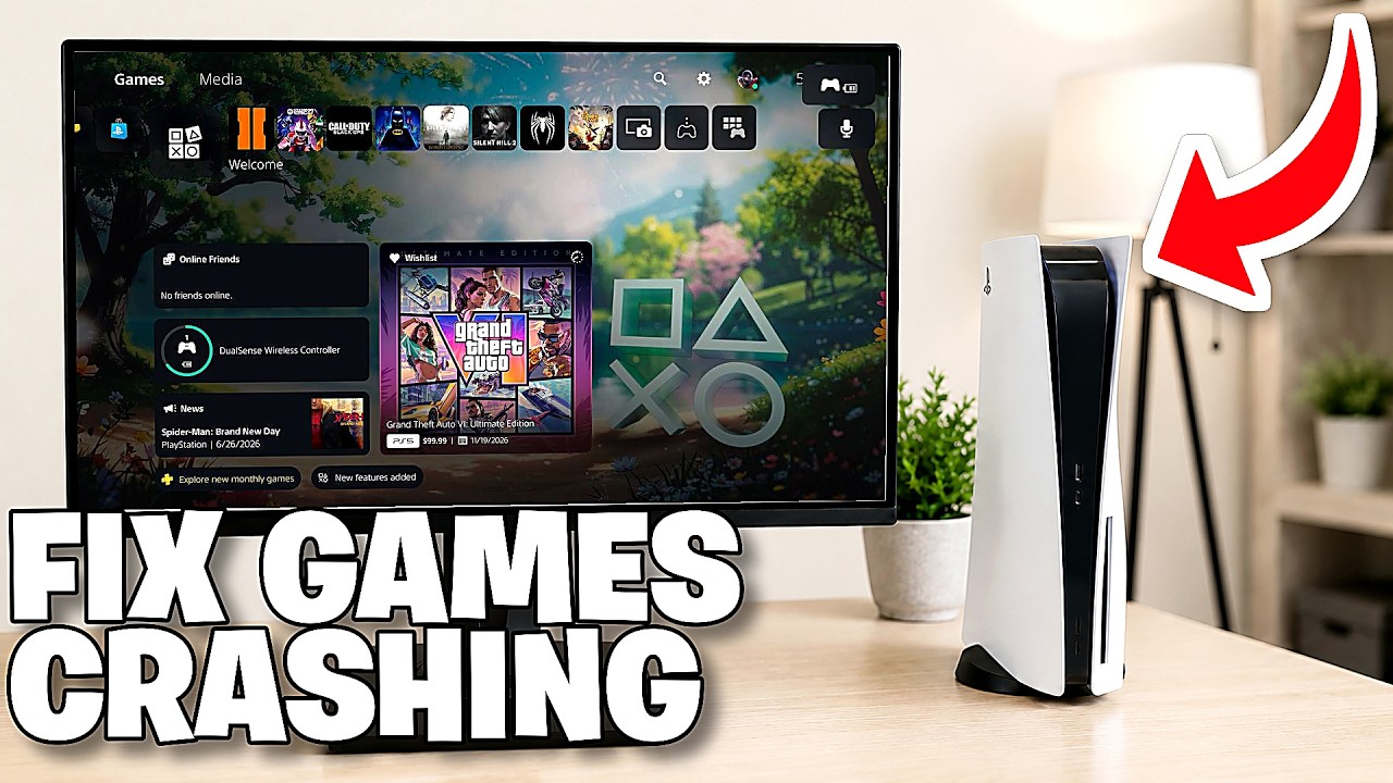 How To Fix Games Crashing On PS5 - Full Guide