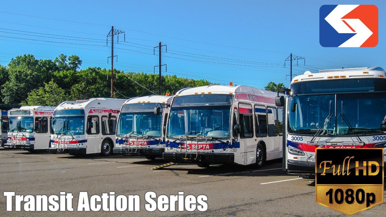 SEPTA's Entire Bus Fleet in 16 Minutes - SEPTA TrAcSe 2019